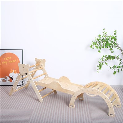 Houten driehoek klimingsset